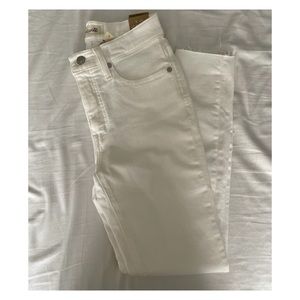 White Madewell Skinny Jeans